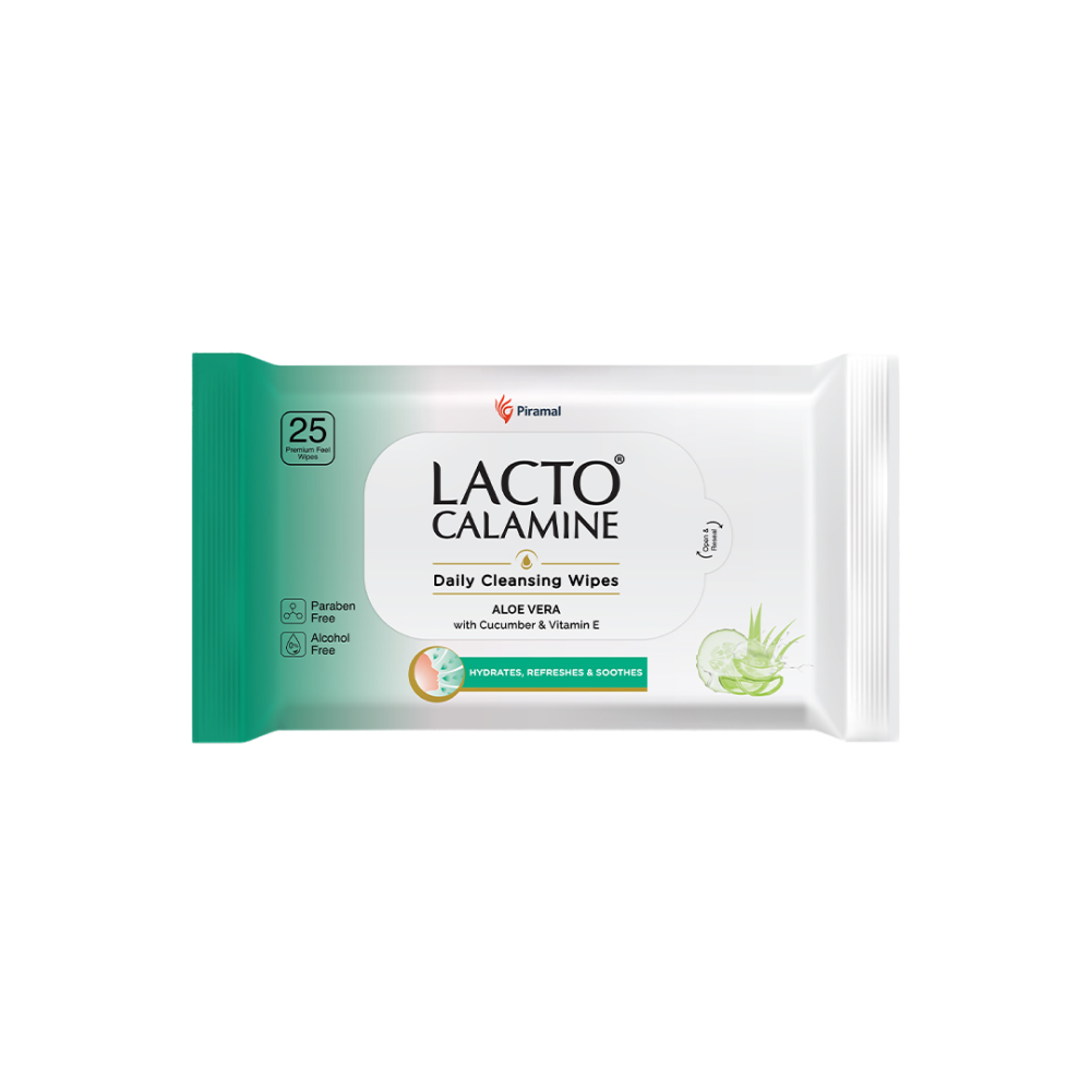 25 wipes · Lacto Calamine