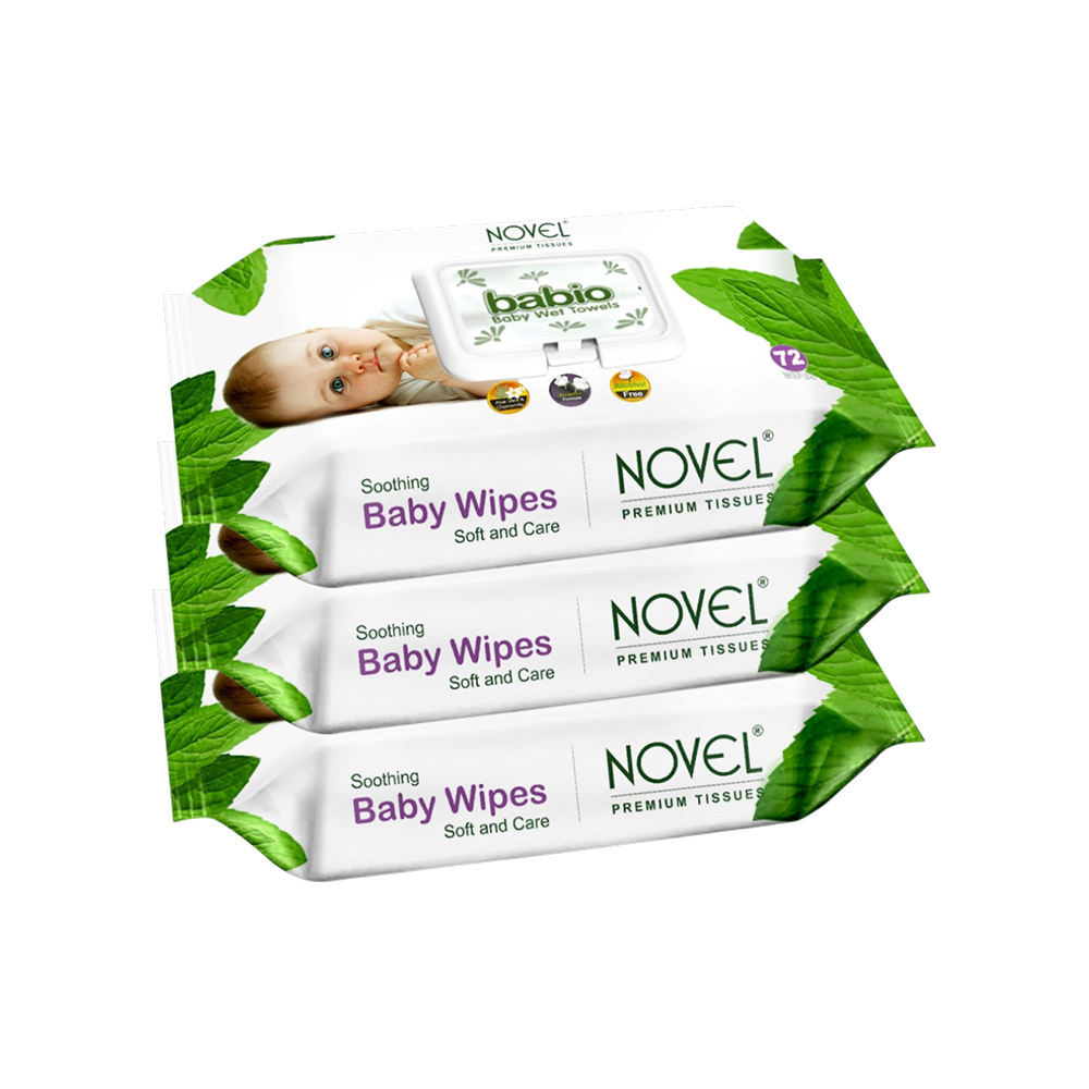 3 x 72 wipes · Babio
